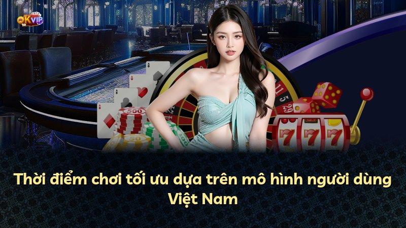 Thời điểm chơi tối ưu dựa trên mô hình người dùng Việt Nam